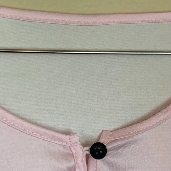 Plus Size Pink and Black Floral Blouse 3X - Picture 3 of 14